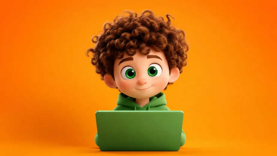 Dijete koristi laptop za online učenje