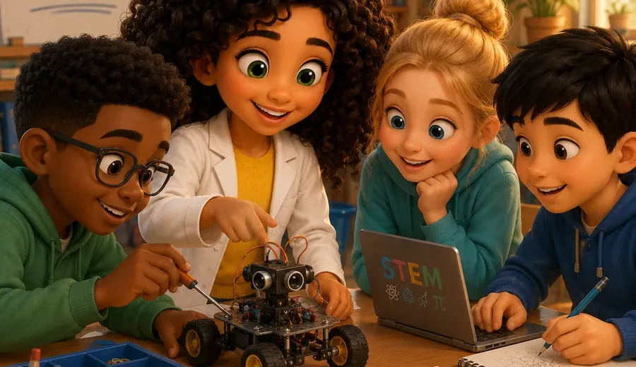 Djeca uče robotiku i programiranje uz mentoricu