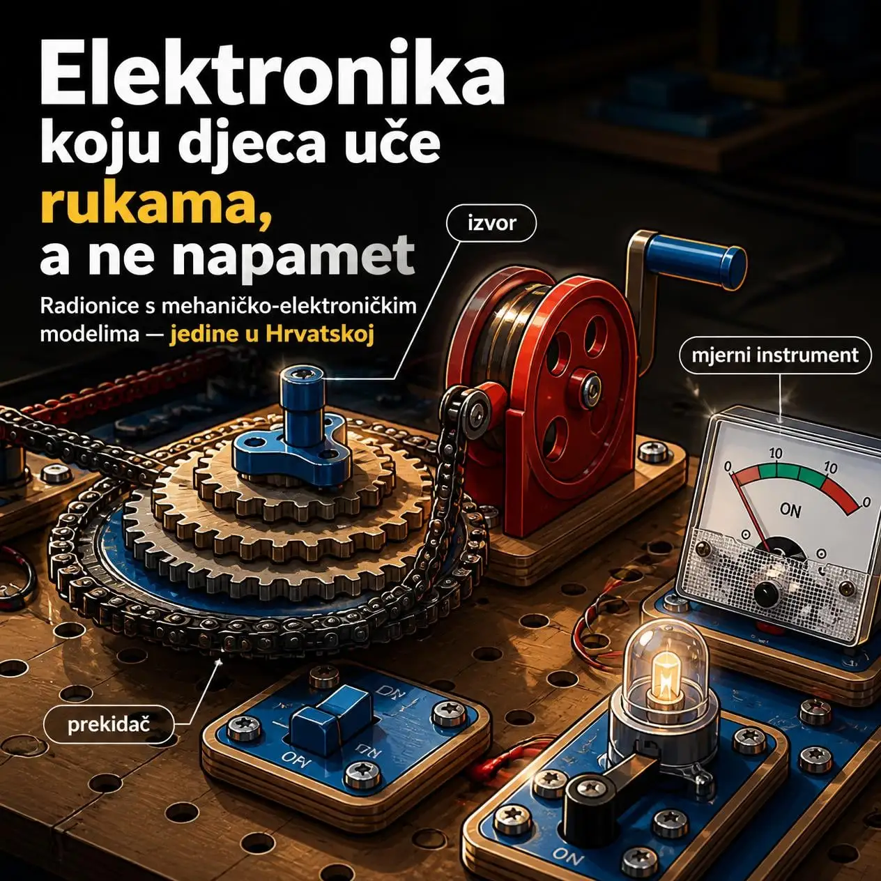 Mehanički modeli za praktično učenje elektronike